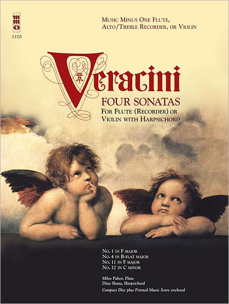 Veracini Four Sonatas For Flute, Alto/treble Recorder Or Violin With Harpsichord