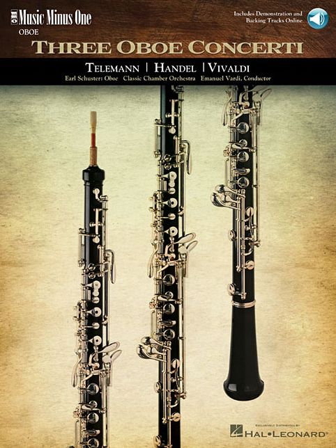 Three Oboe Concerti: Teleman * Handel * Vivaldi Music Minus One Oboe