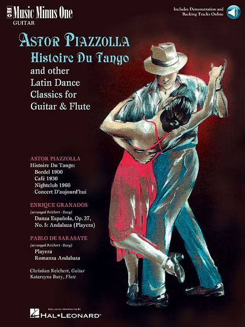 Astor Piazzolla - Histoire Du Tango and Other Latin Classics for Guitar & Flute: Music Minus One GUITAR Edition