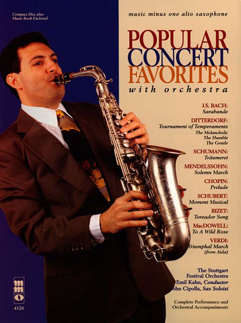 Popular Concert Favorites with Orchestra: Saxophone