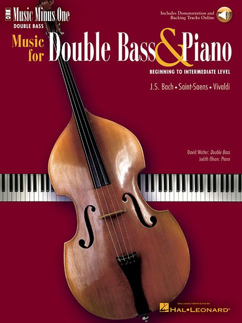 Music for Double Bass and Piano: Beginning to Intermediate Level Music Minus One Double Bass