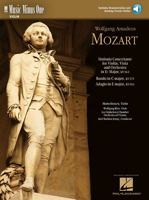 Mozart - Sinfonia Concertante in E-Flat, Kv364; Adagio in E; Rondo in C: Music Minus One Violin