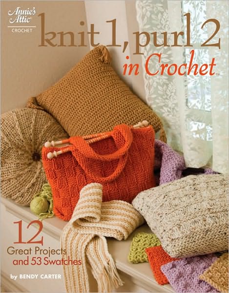 Knit 1, Purl 2 in Crochet