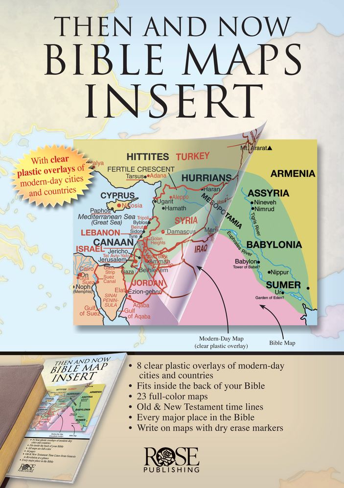 Rose Bible Map Insert