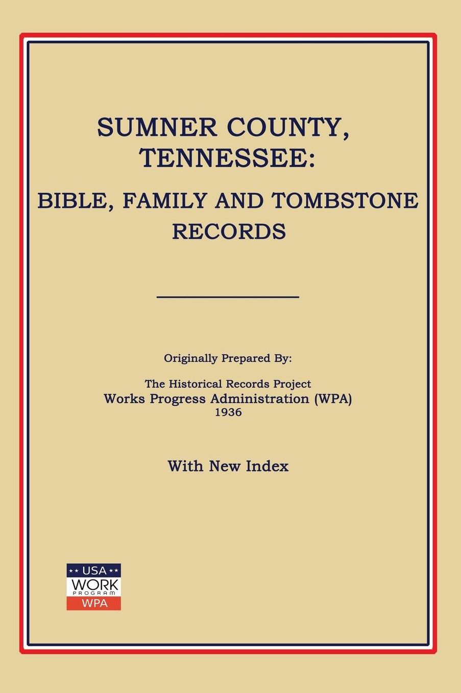 Sumner County, Tennessee, Bible and Tombstone Records