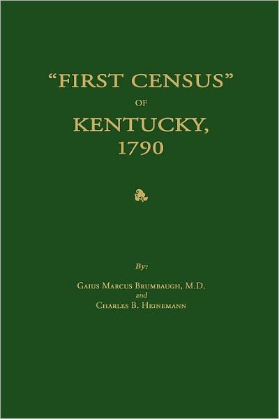 First Census of Kentucky 1790