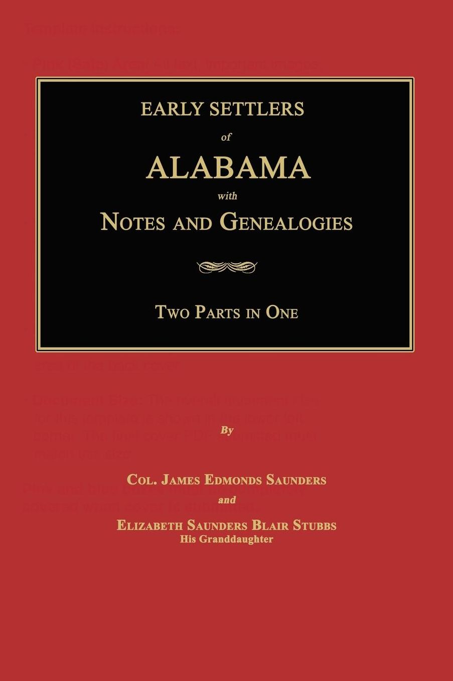 Early Settlers Of Alabama