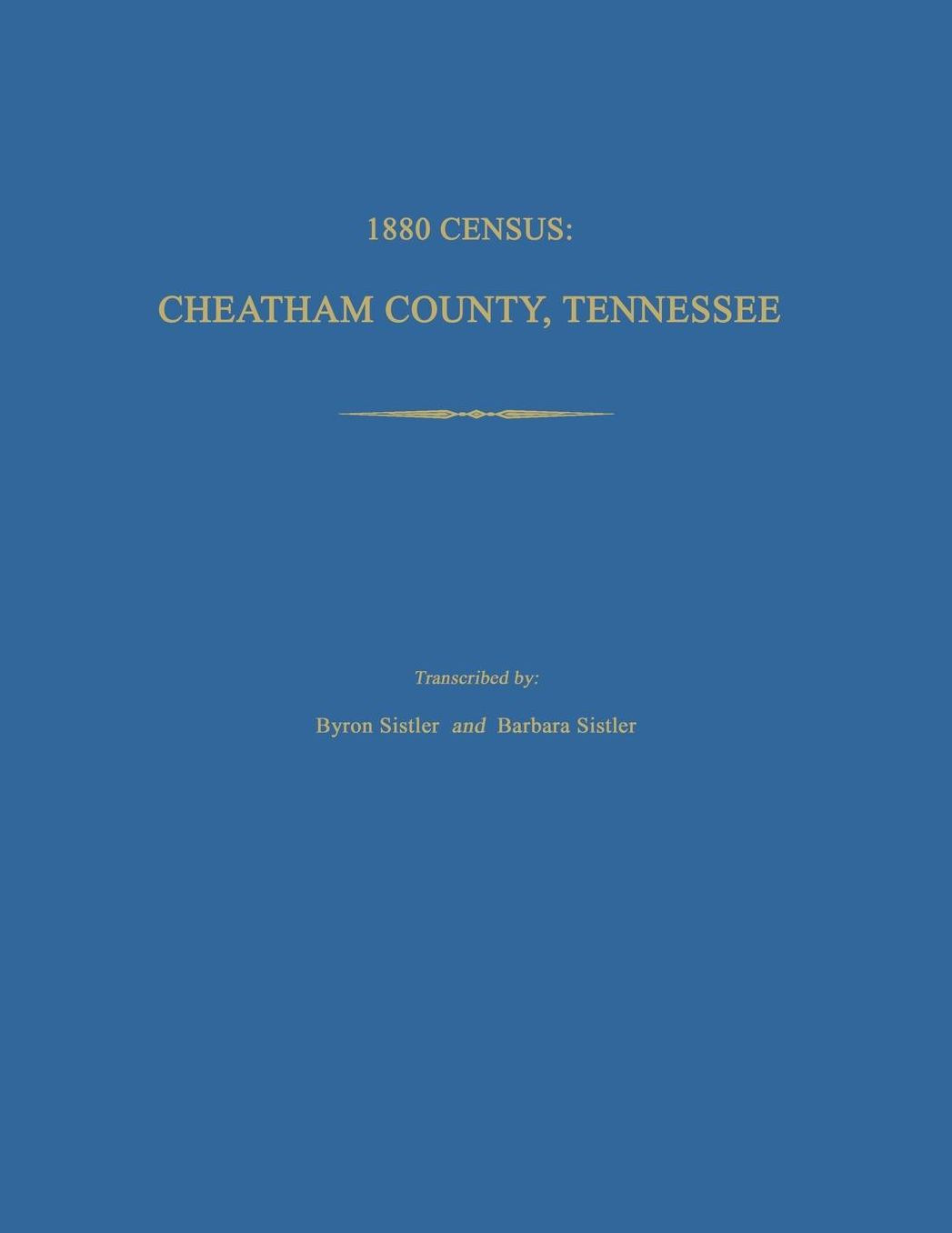 1880 Census, Cheatham County, Tennessee