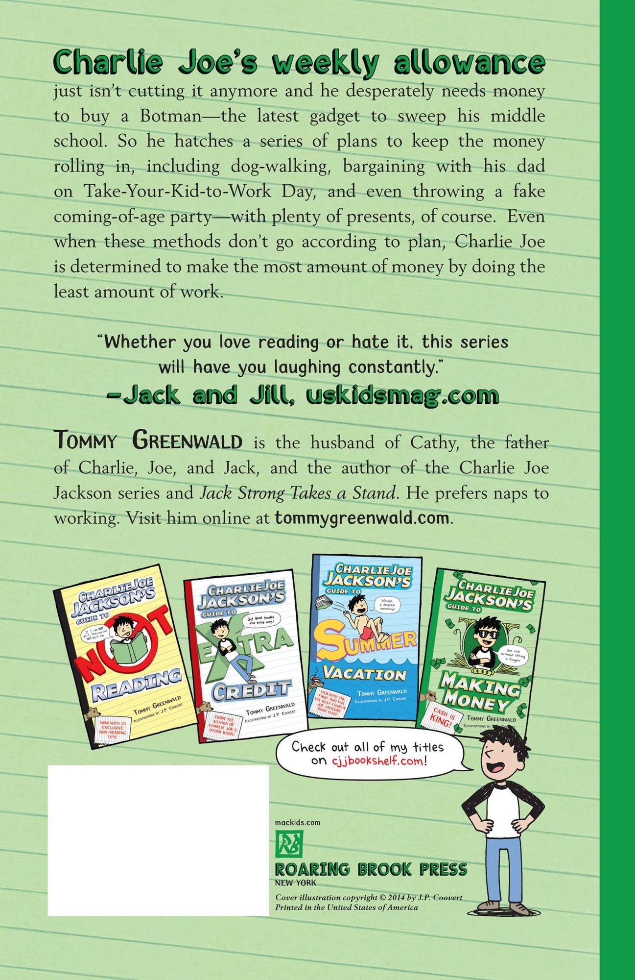 Charlie Joe Jackson's Guide to Making Money (Charlie Joe Jackson Series #4)