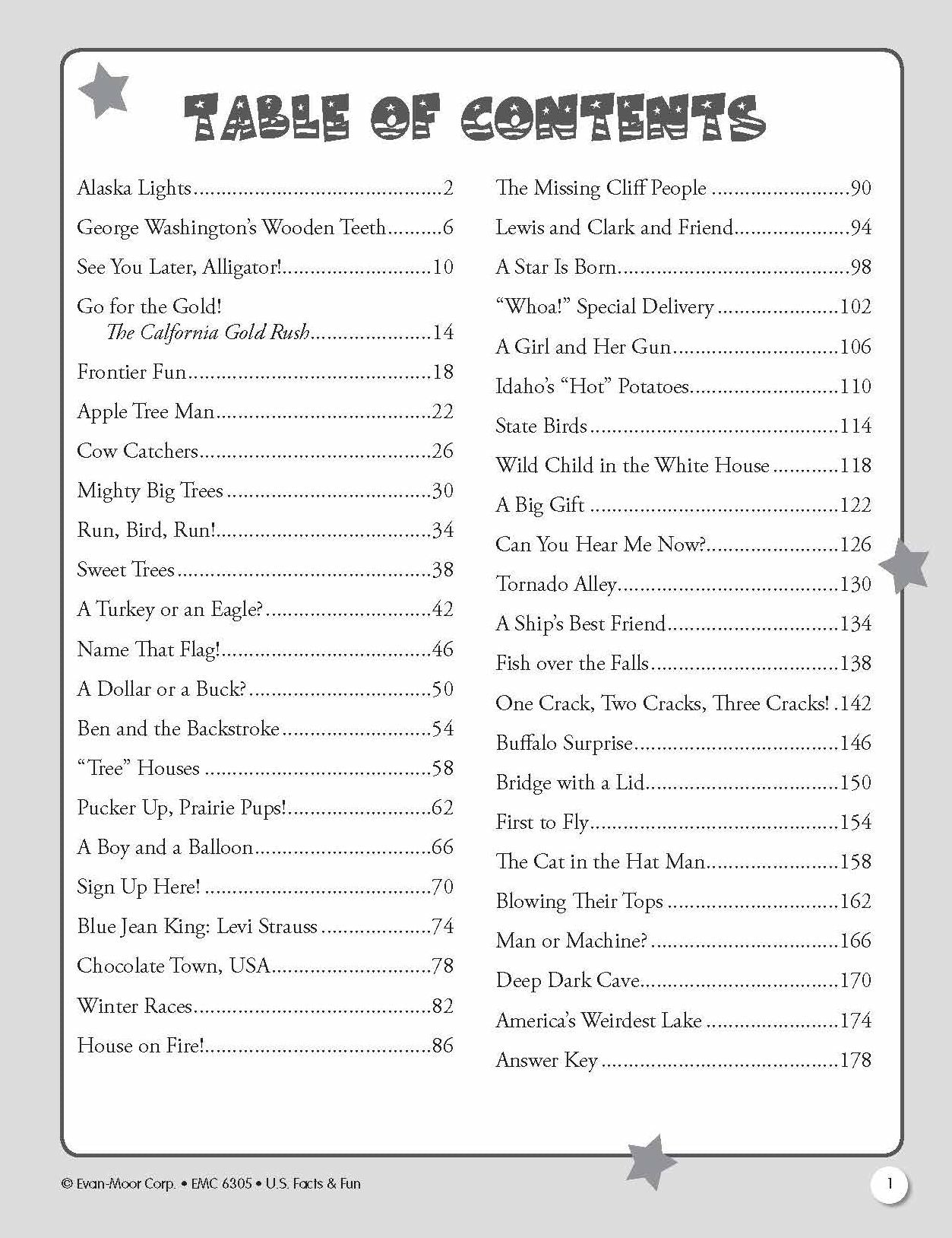 U.S. Facts & Fun Grades 1-3