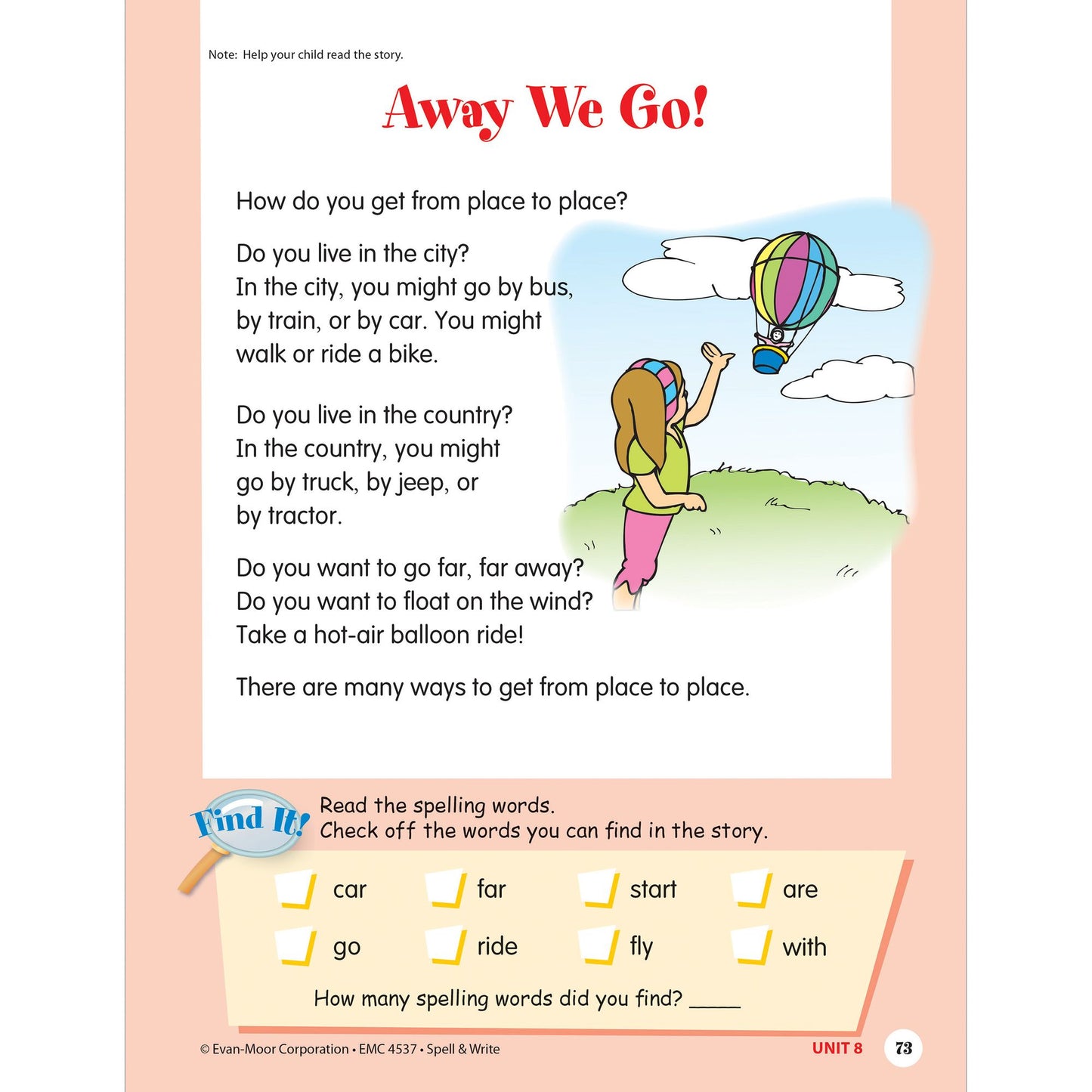 Skill Sharpeners Spell & Write, Grade 1