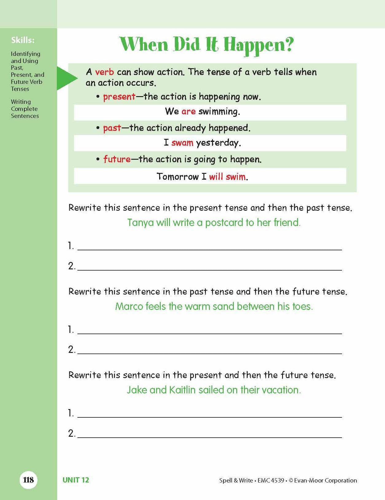 Skill Sharpeners Spell & Write Grade 3