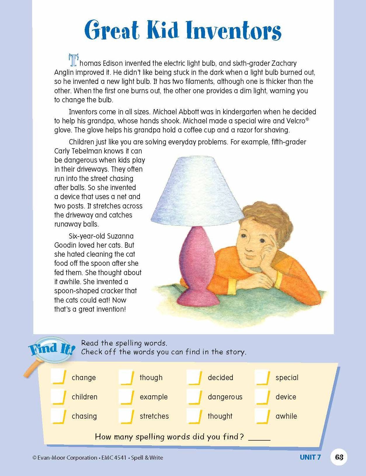 Skill Sharpeners Spell & Write Grade 5