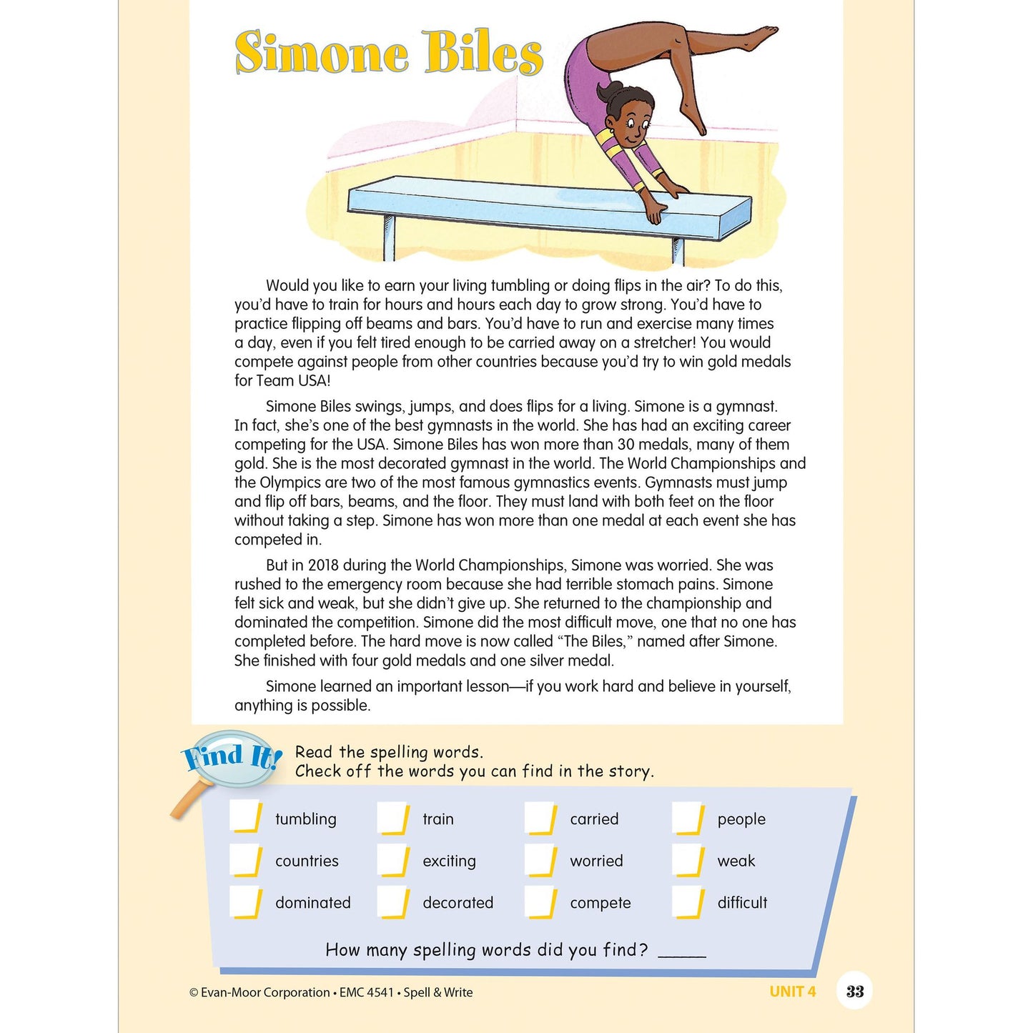 Skill Sharpeners Spell & Write Grade 5