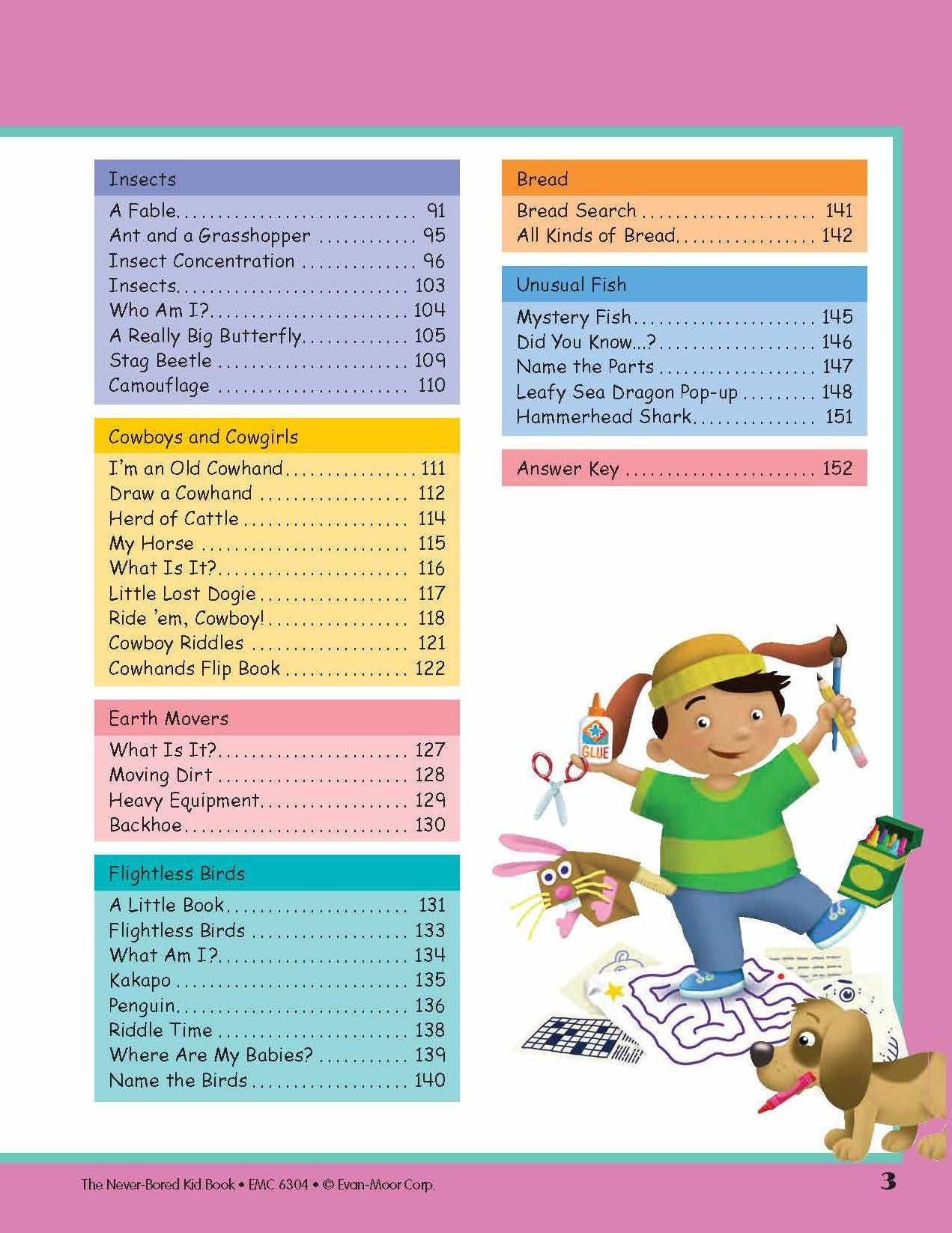 The Never-Bored Kid Book, Ages 7-8