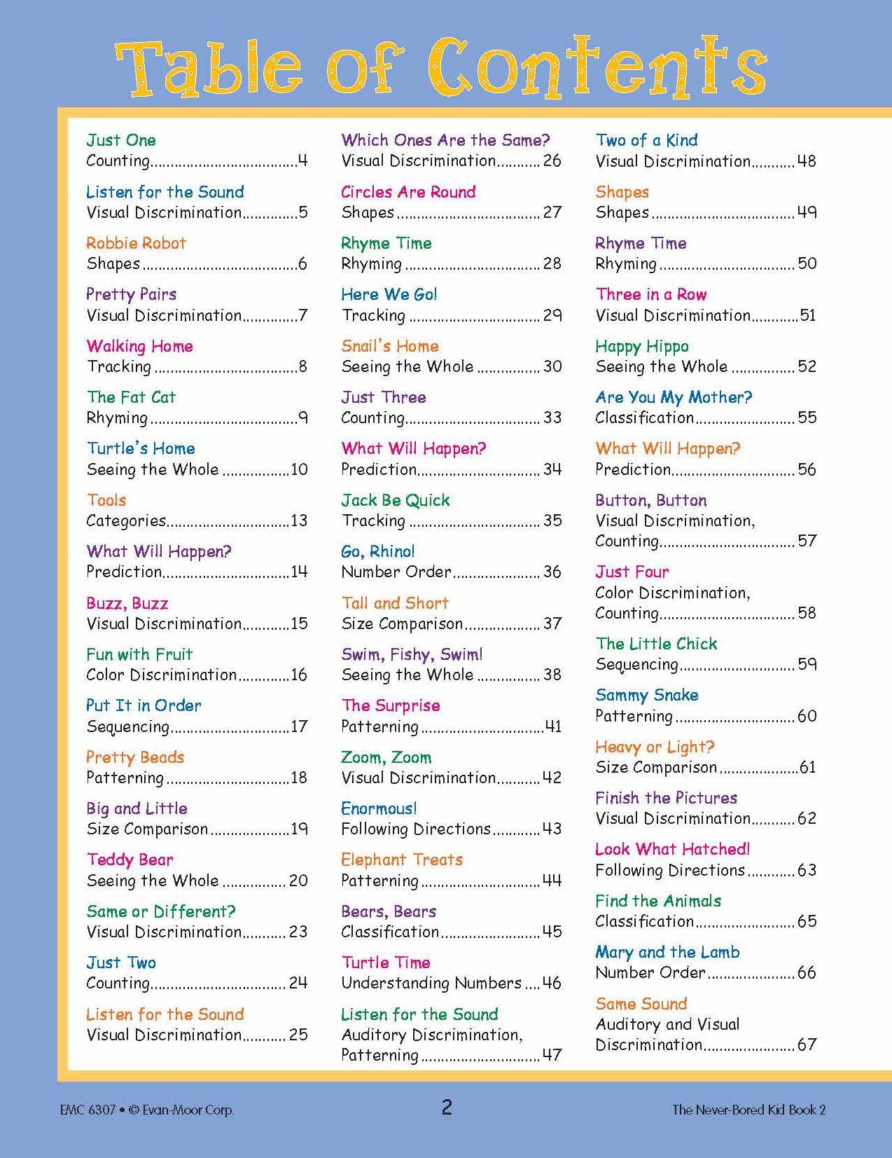 The Never-Bored Kid Book 2, Ages 4-5