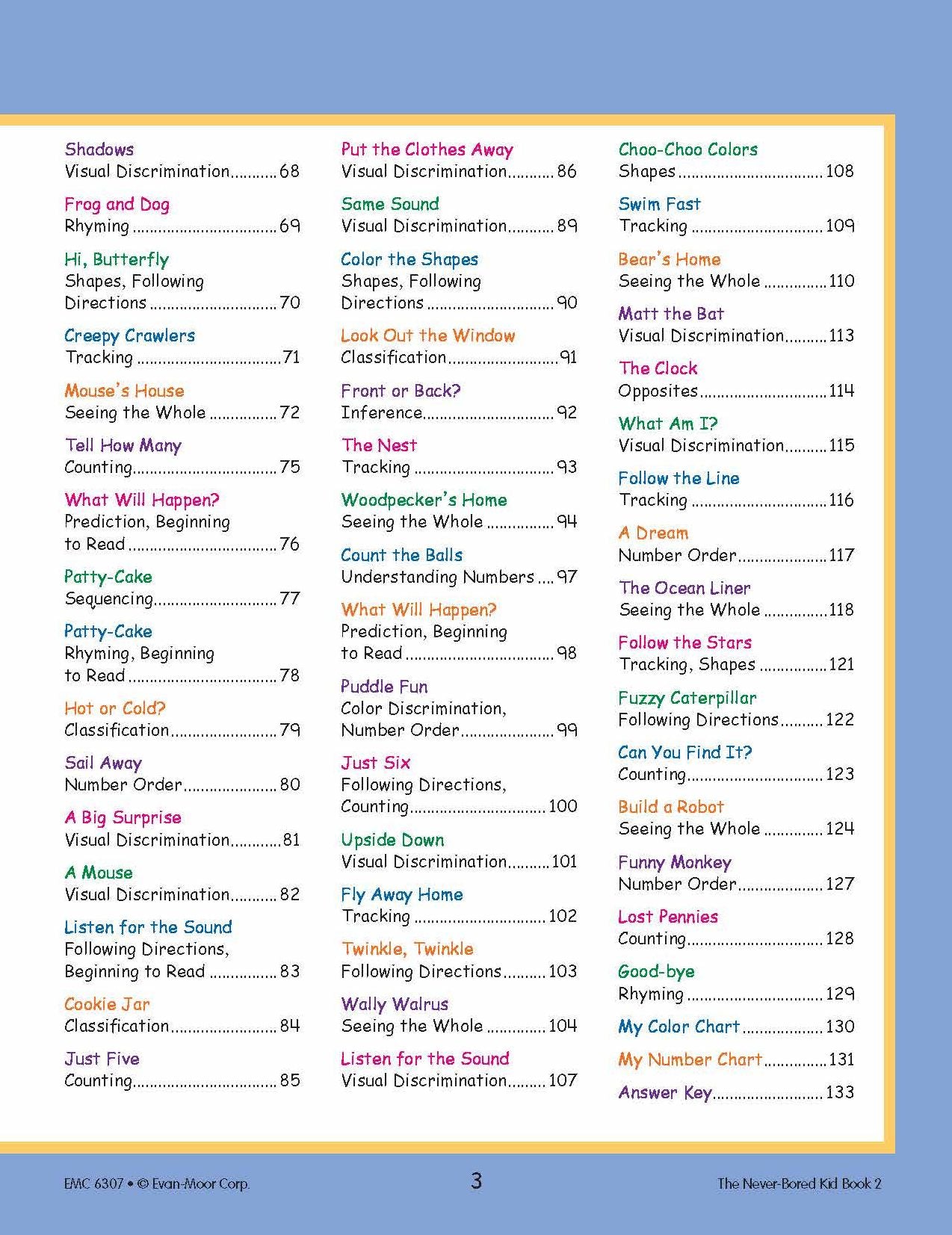 The Never-Bored Kid Book 2, Ages 4-5