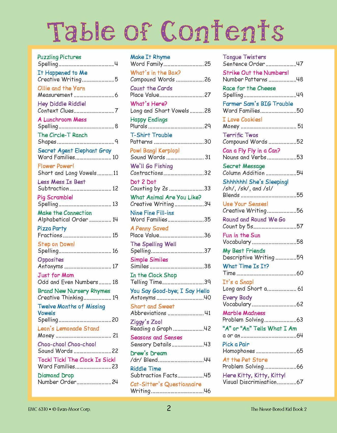 The Never-Bored Kid Book 2, Ages 7-8