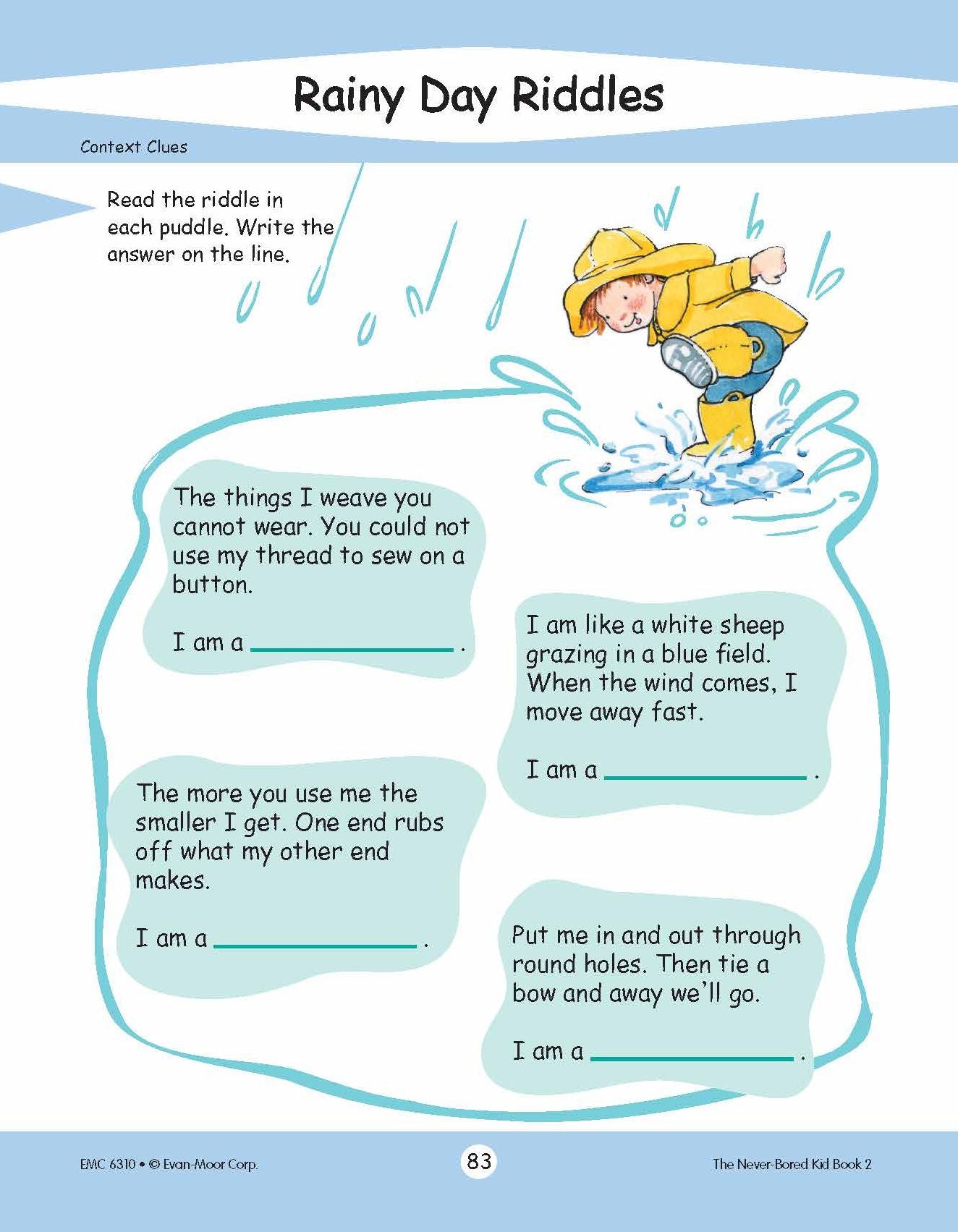 The Never-Bored Kid Book 2, Ages 7-8