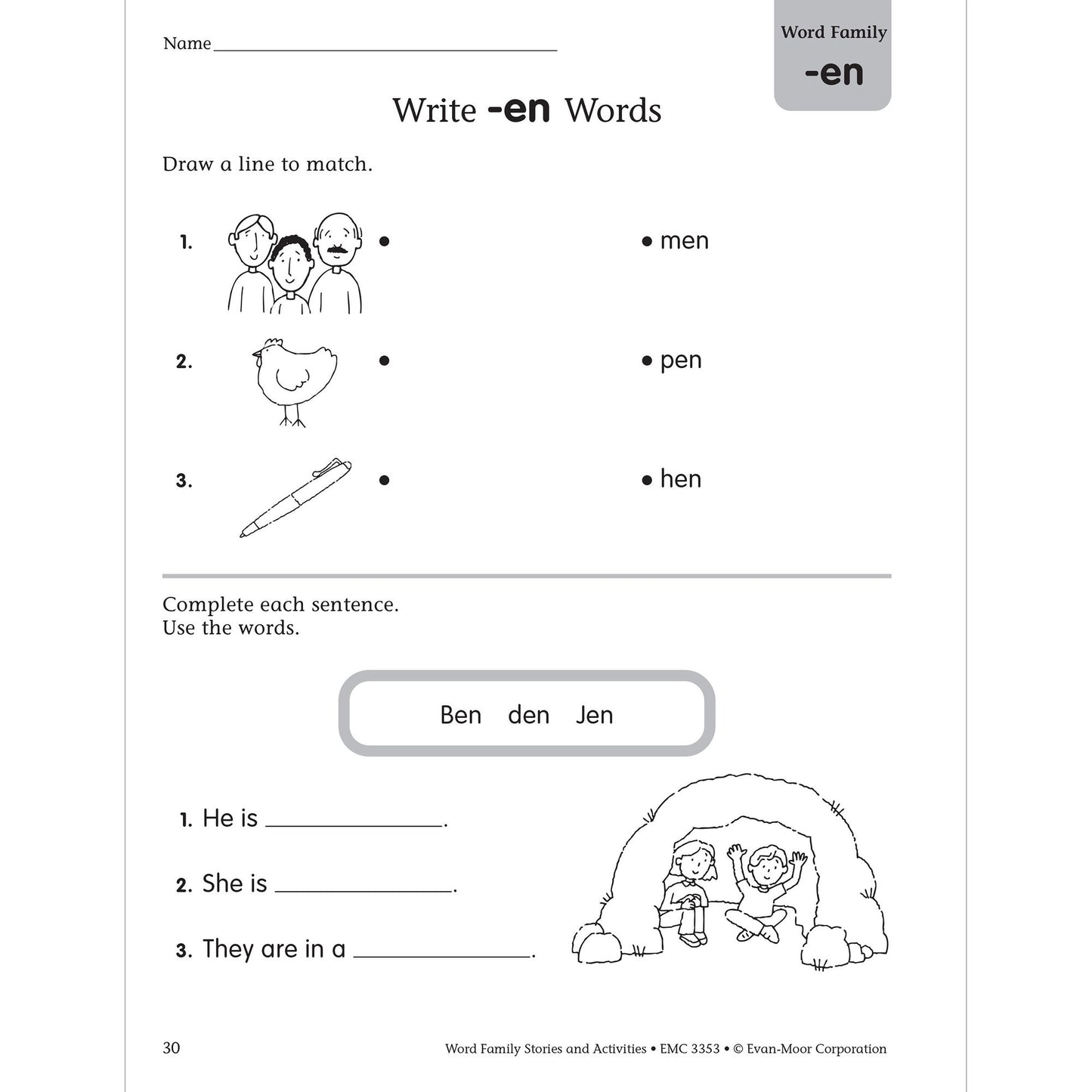 Word Family Stories & Activities, Level A