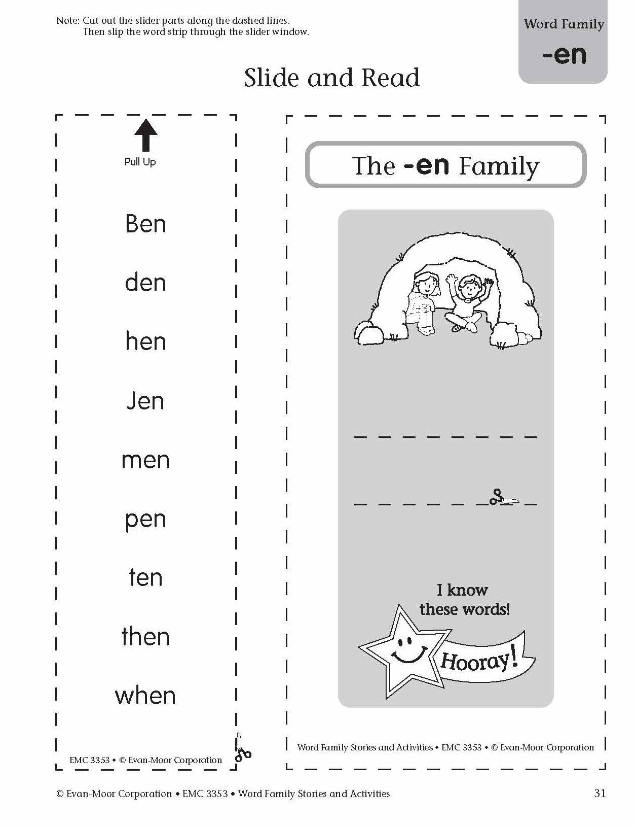 Word Family Stories & Activities, Level A