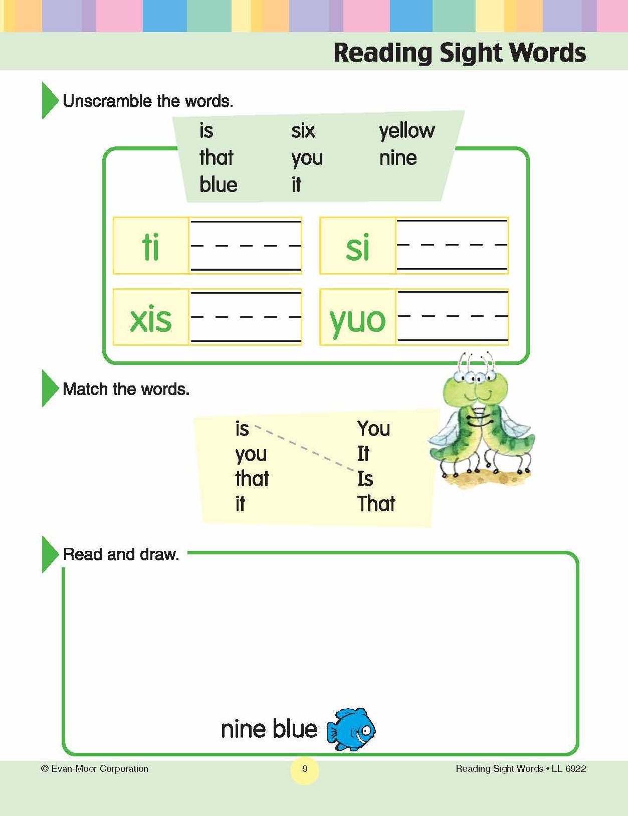 Reading Sight Words