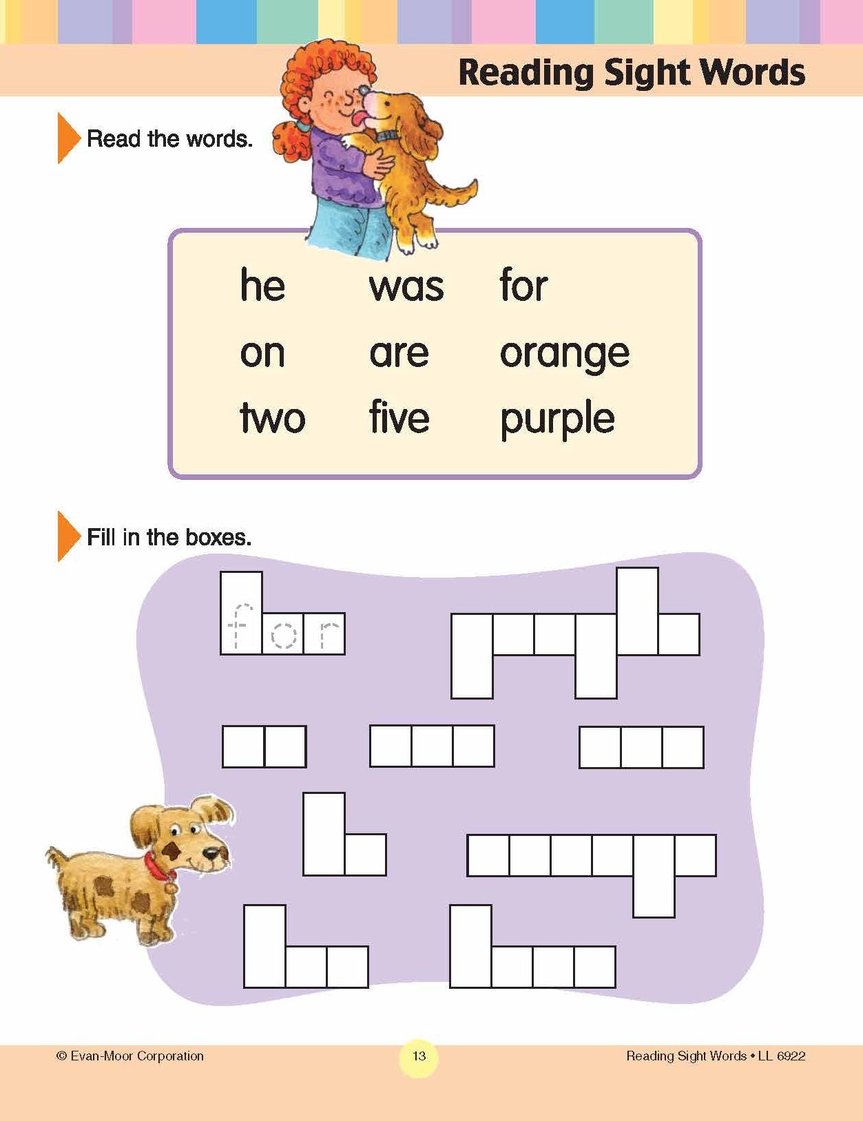 Reading Sight Words