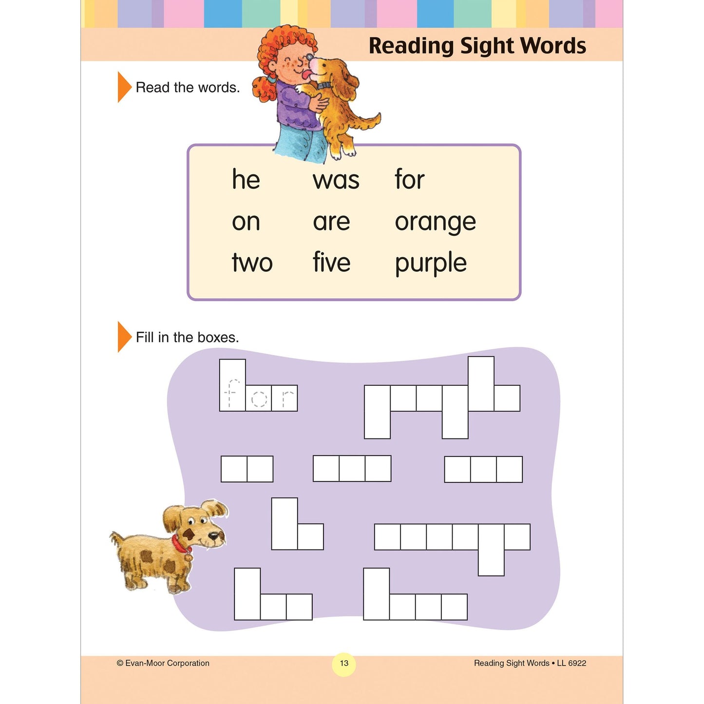Reading Sight Words
