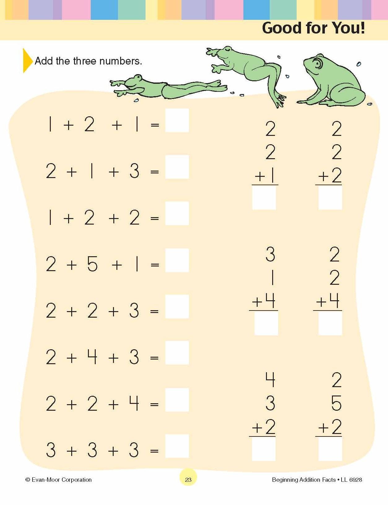 Beginning Addition-Facts to 10