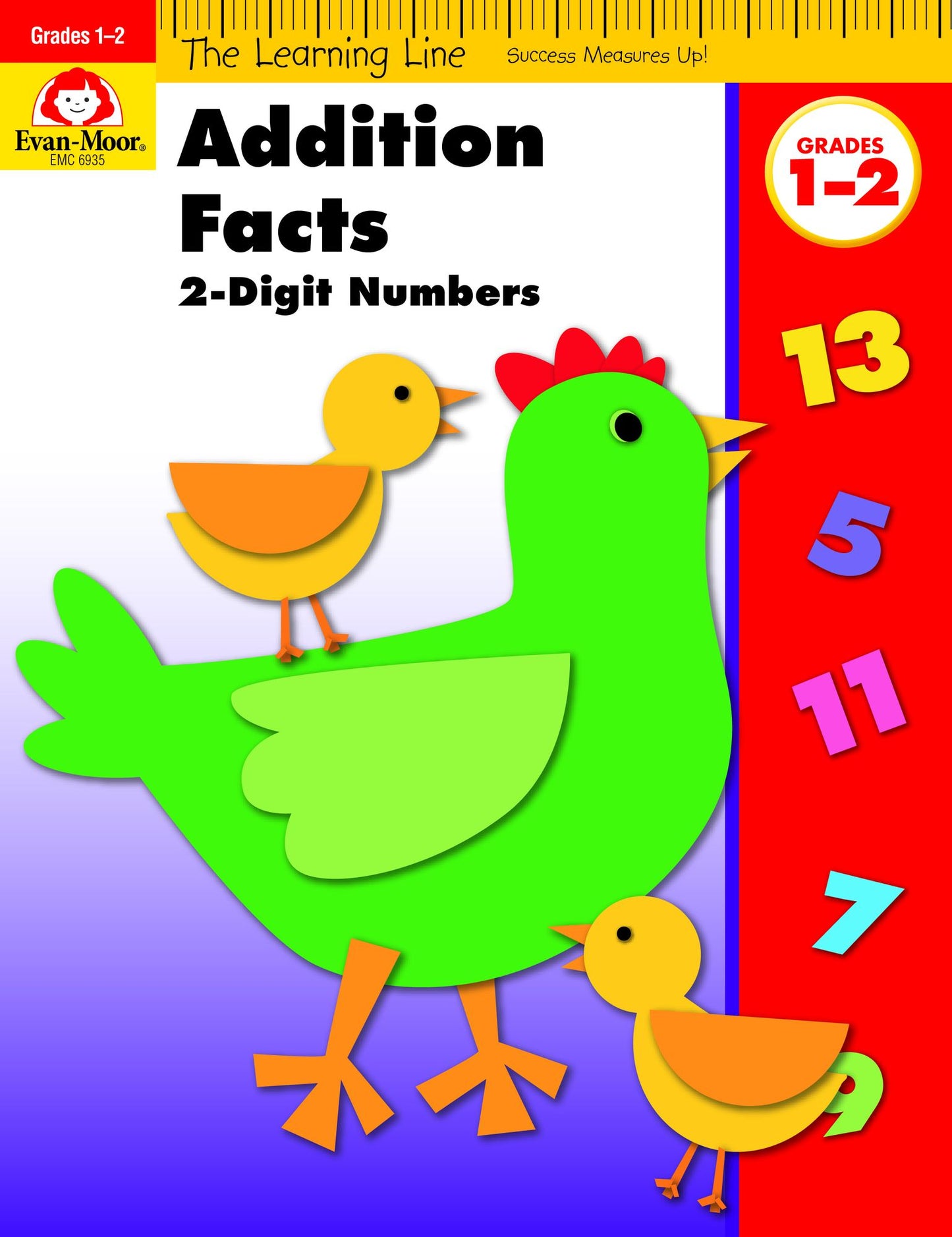 Addition Facts to 18, 2-Digit Numbers