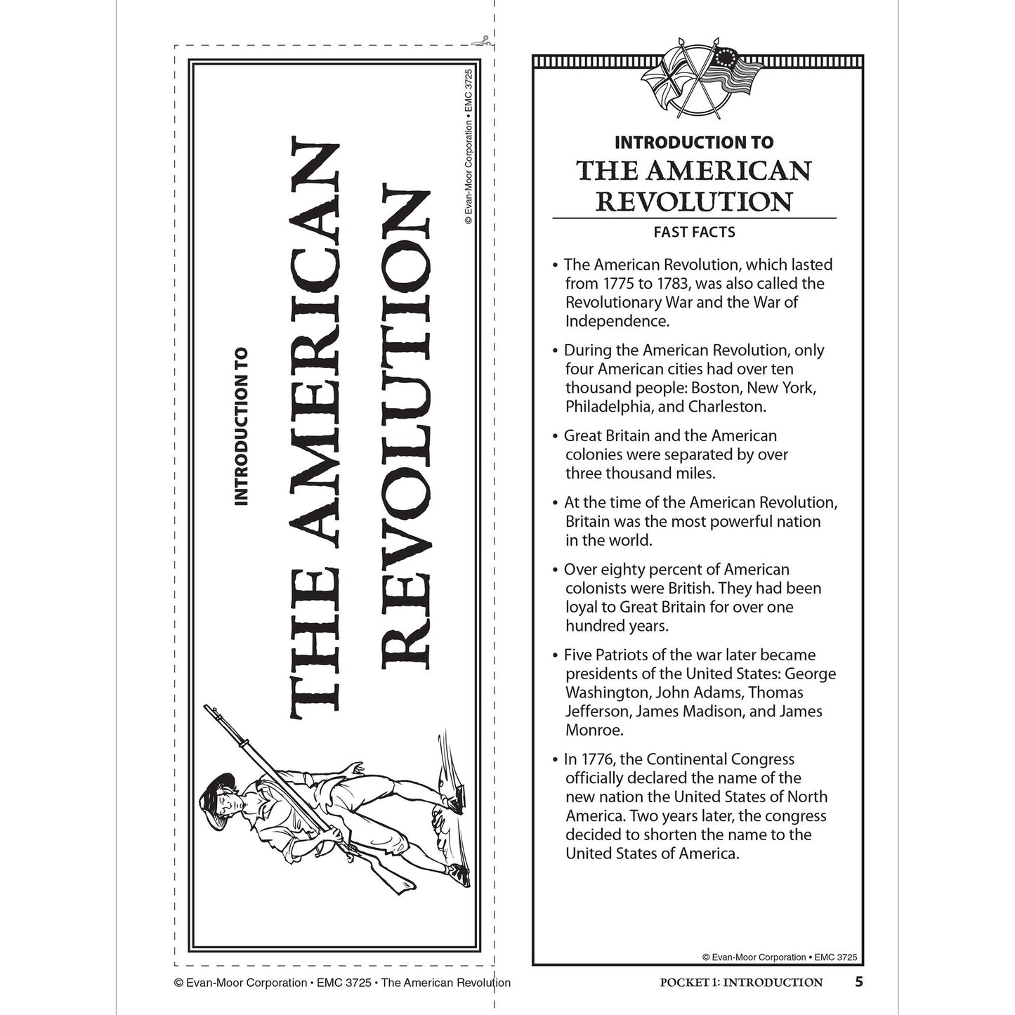 History Pockets, The American Revolution, Grades 4-6+