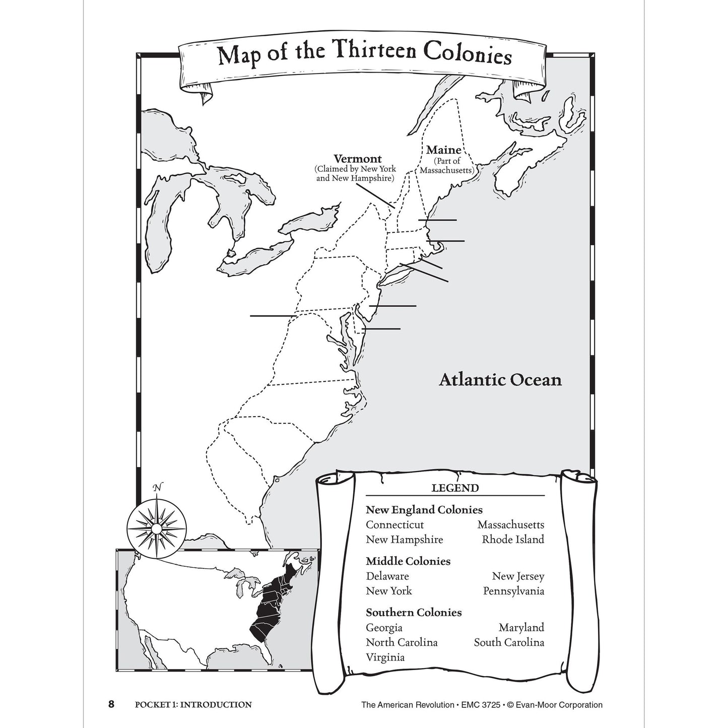 History Pockets, The American Revolution, Grades 4-6+