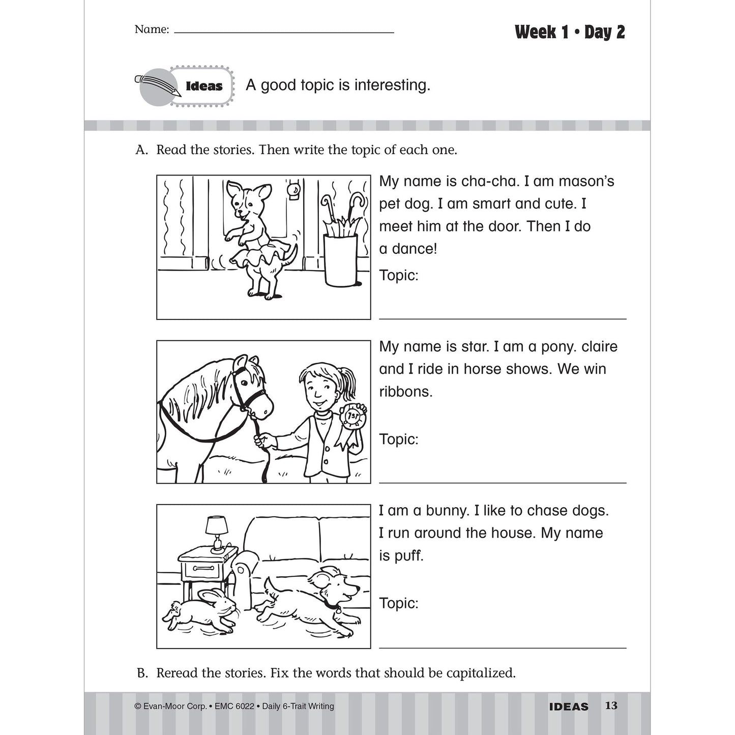 Daily 6-Trait Writing, Grade 2
