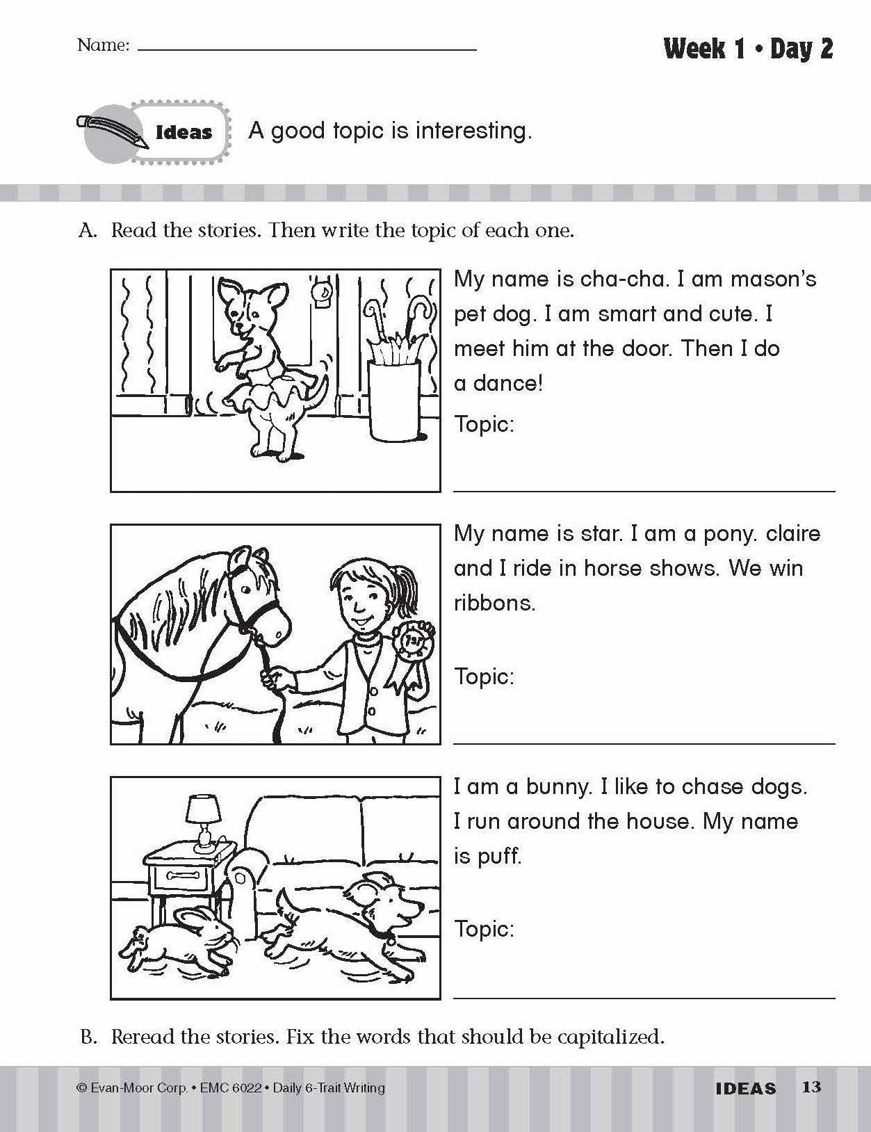 Daily 6-Trait Writing, Grade 2