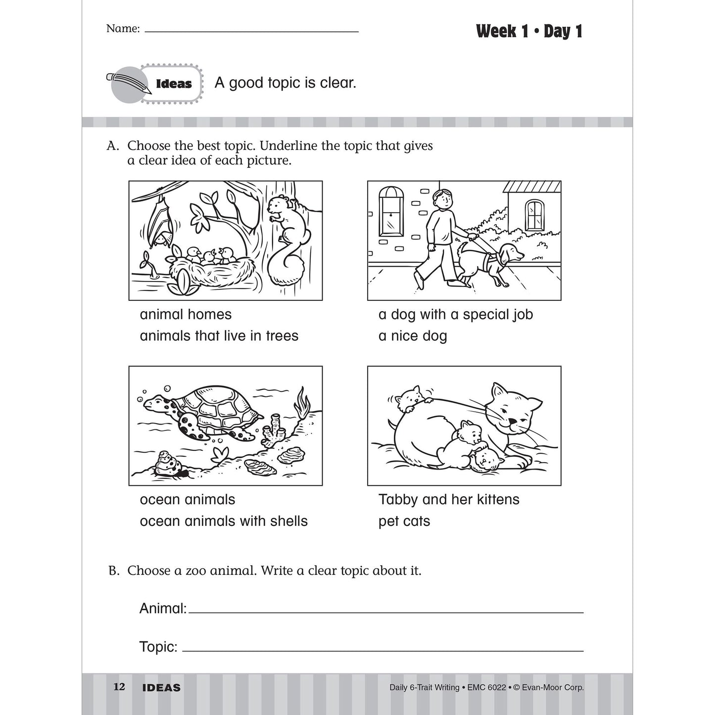 Daily 6-Trait Writing, Grade 2