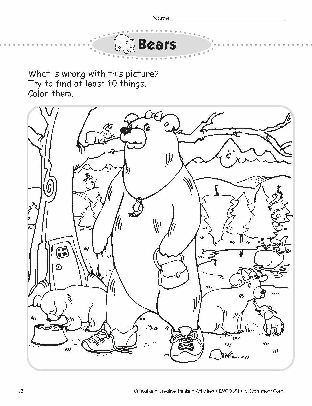 Critical and Creative Thinking Activities, Grade 1