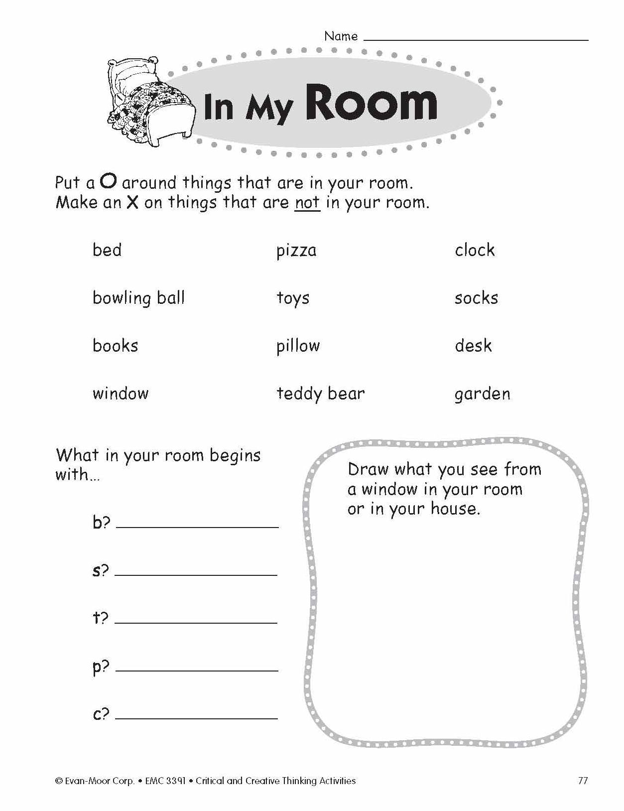 Critical and Creative Thinking Activities, Grade 1