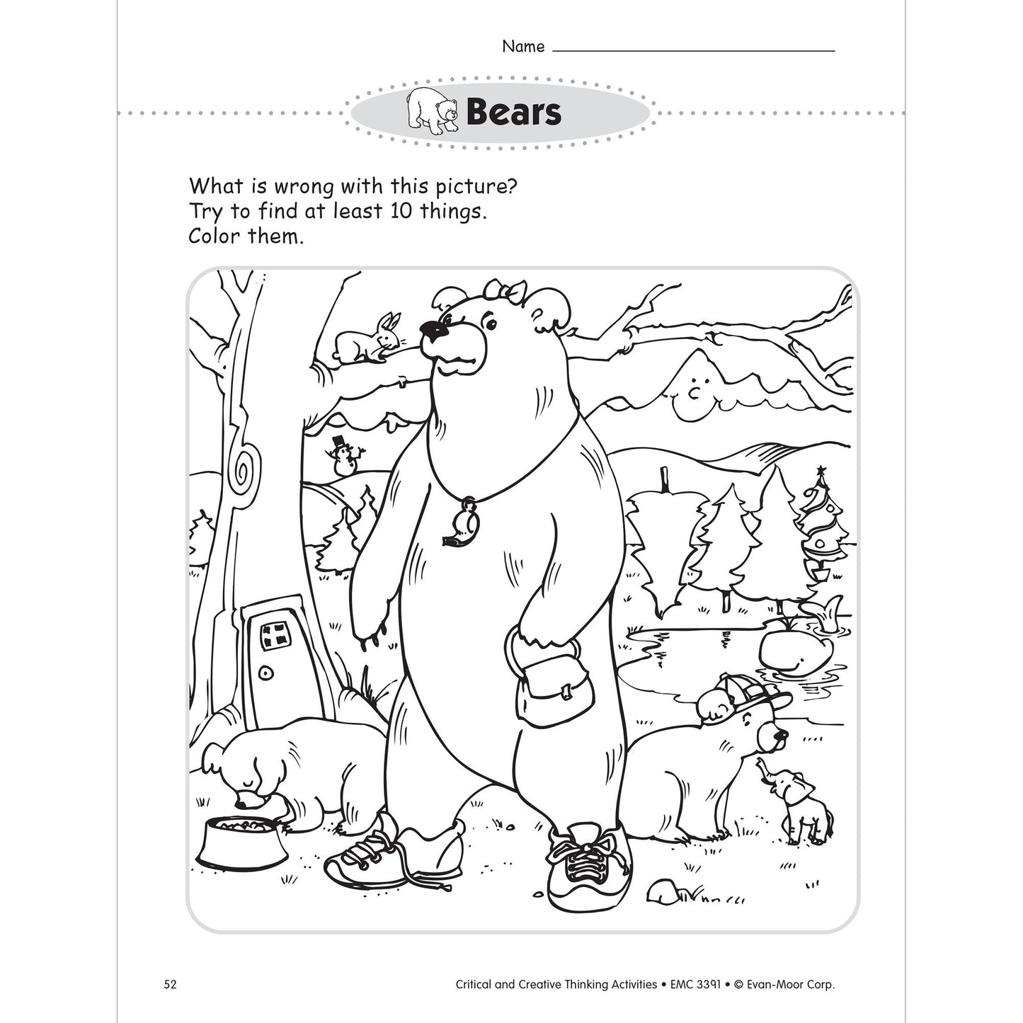 Critical and Creative Thinking Activities, Grade 1