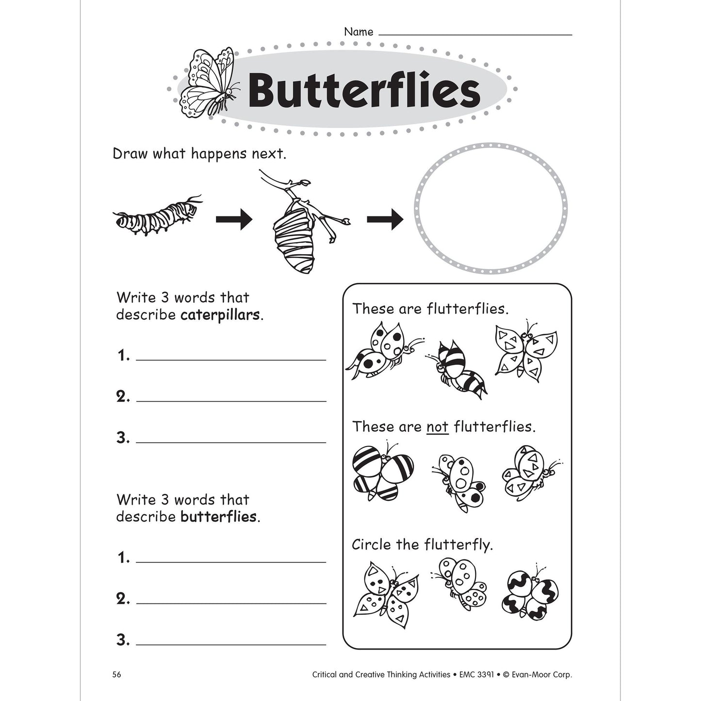 Critical and Creative Thinking Activities, Grade 1