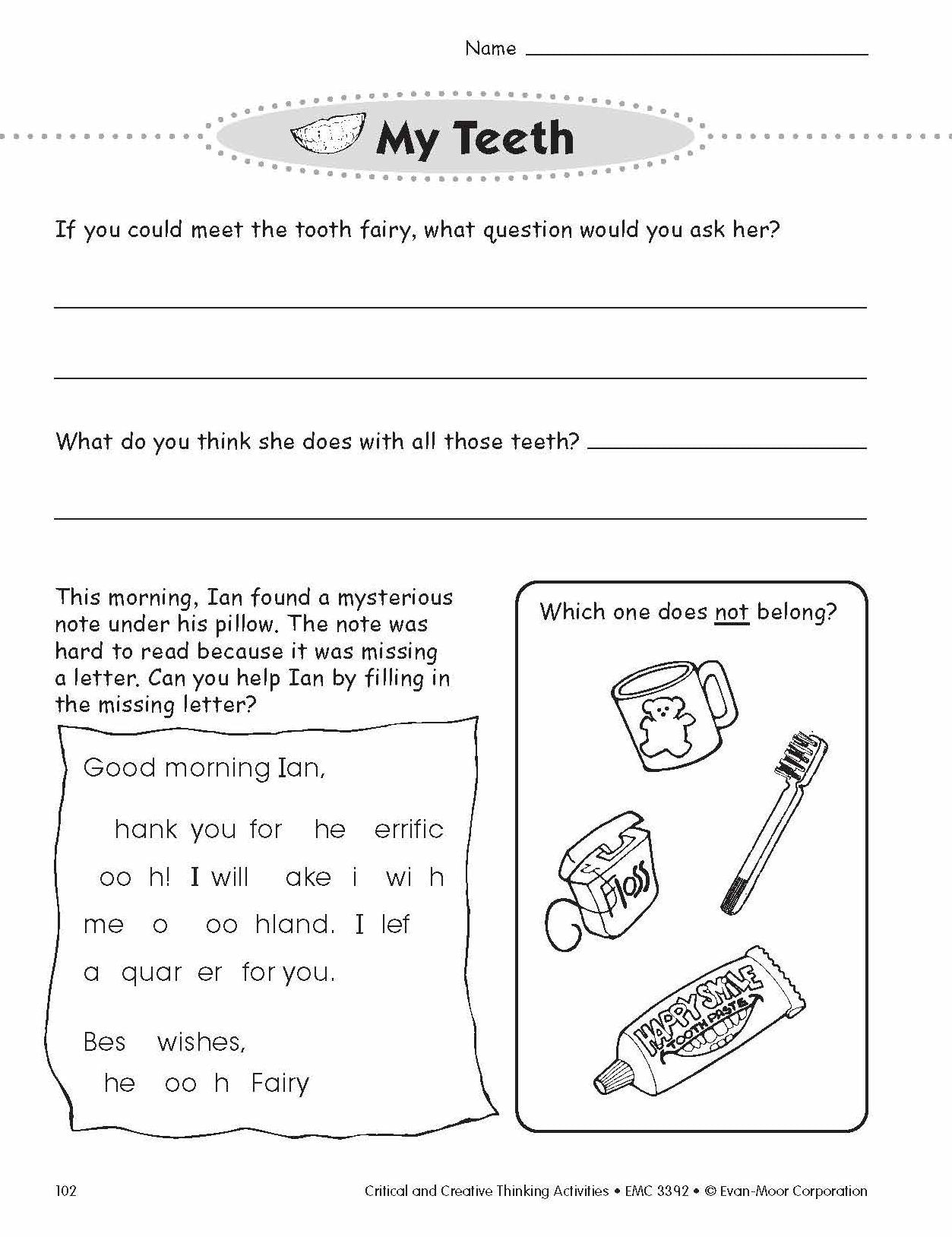 Critical and Creative Thinking Activities, Grade 2