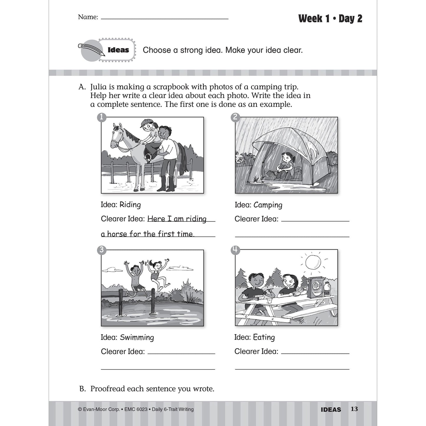 Daily 6-Trait Writing, Grade 3