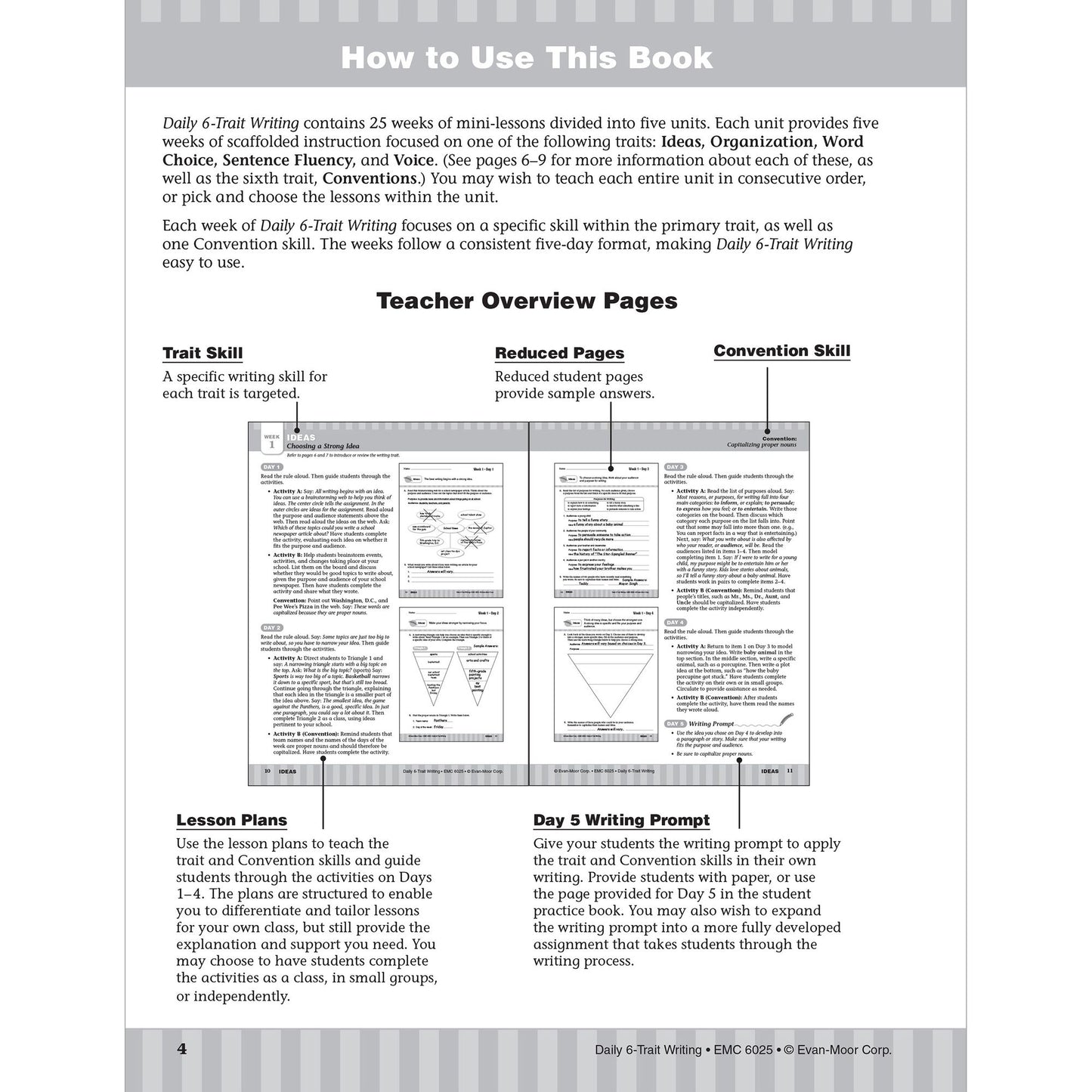 Daily 6-Trait Writing, Grade 5