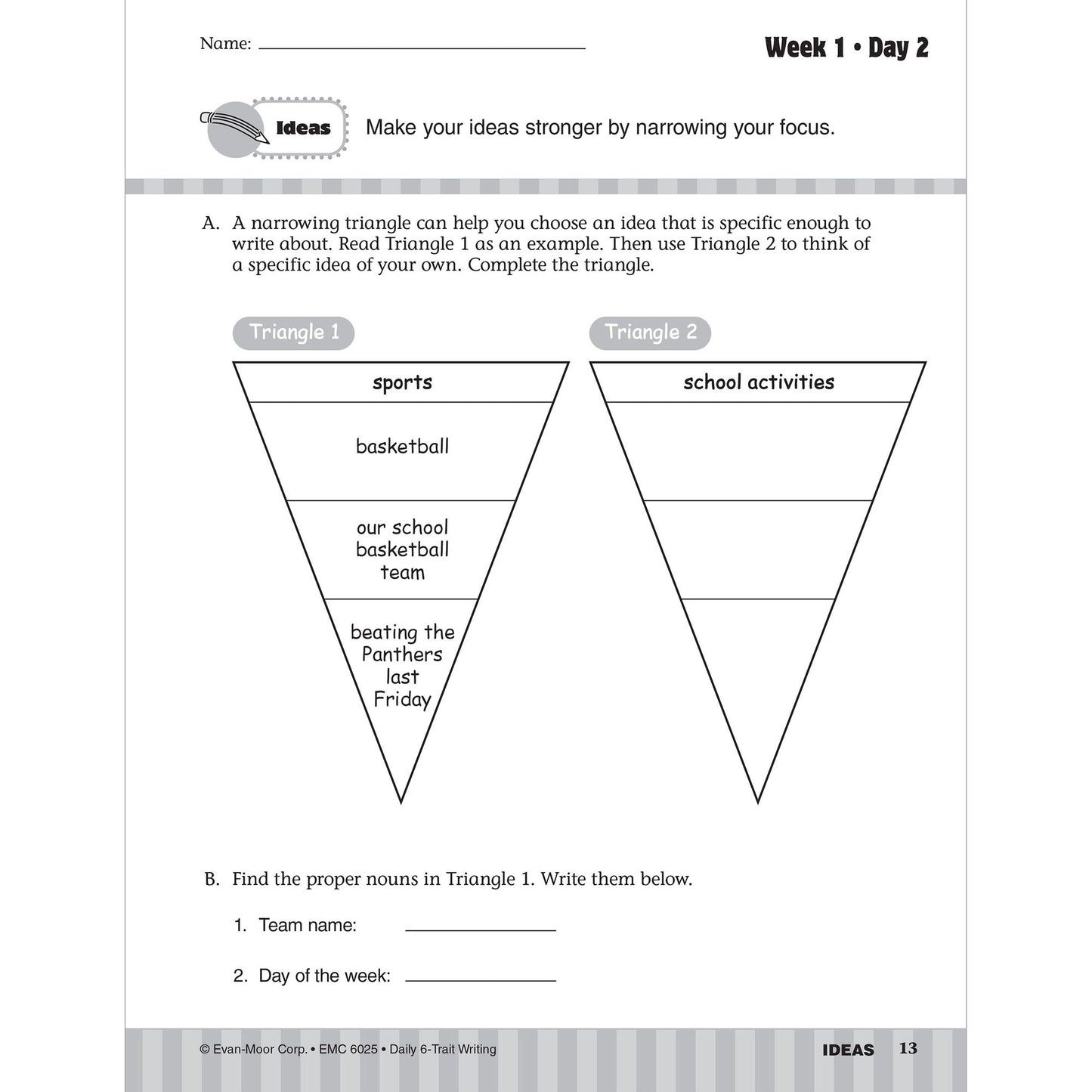 Daily 6-Trait Writing, Grade 5