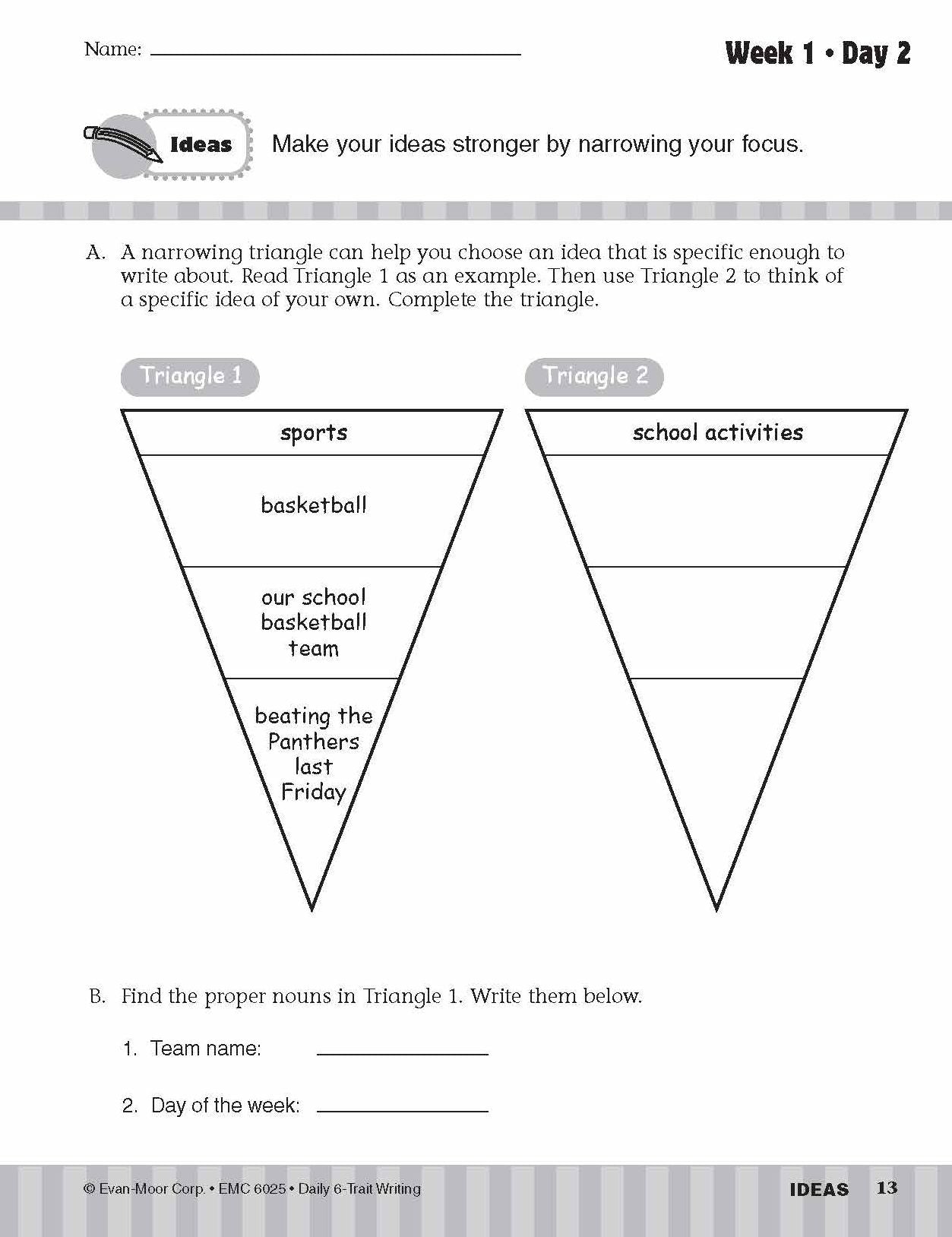 Daily 6-Trait Writing, Grade 5