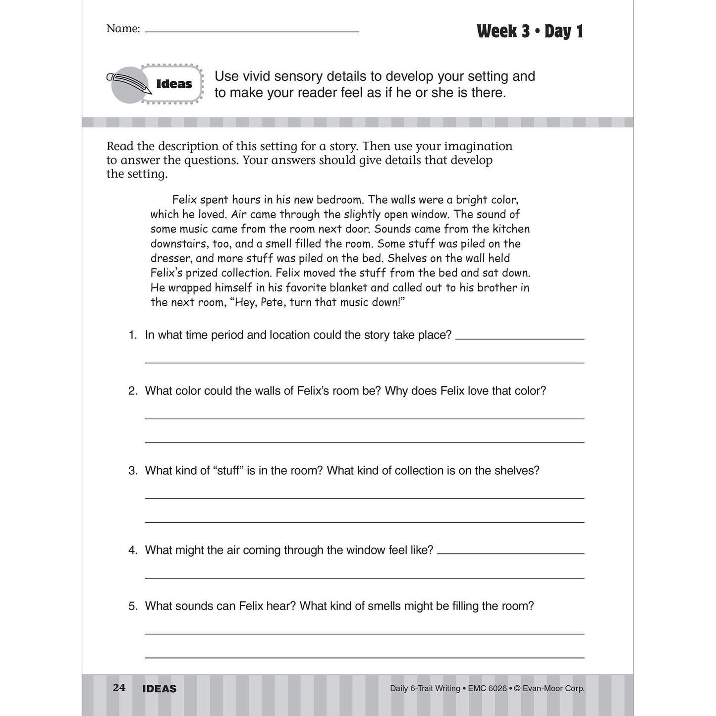 Daily 6-Trait Writing: Grade 6+