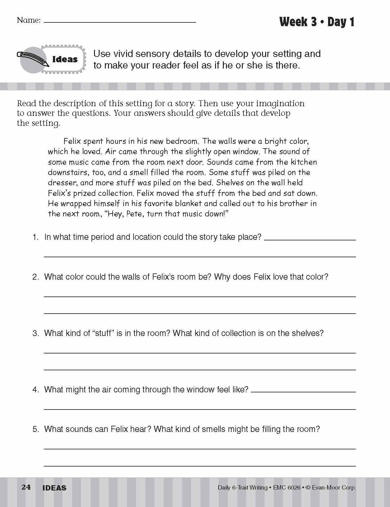 Daily 6-Trait Writing: Grade 6+