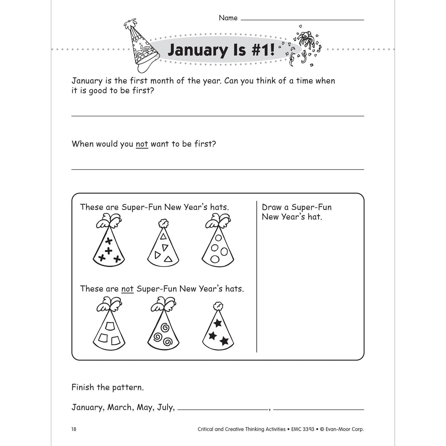 Critical and Creative Thinking Activities, Grade 3