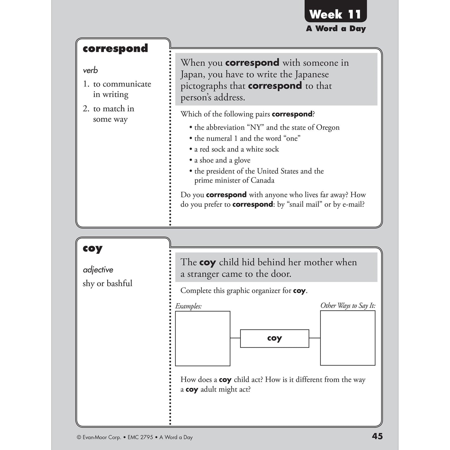 A Word a Day, Grade 5