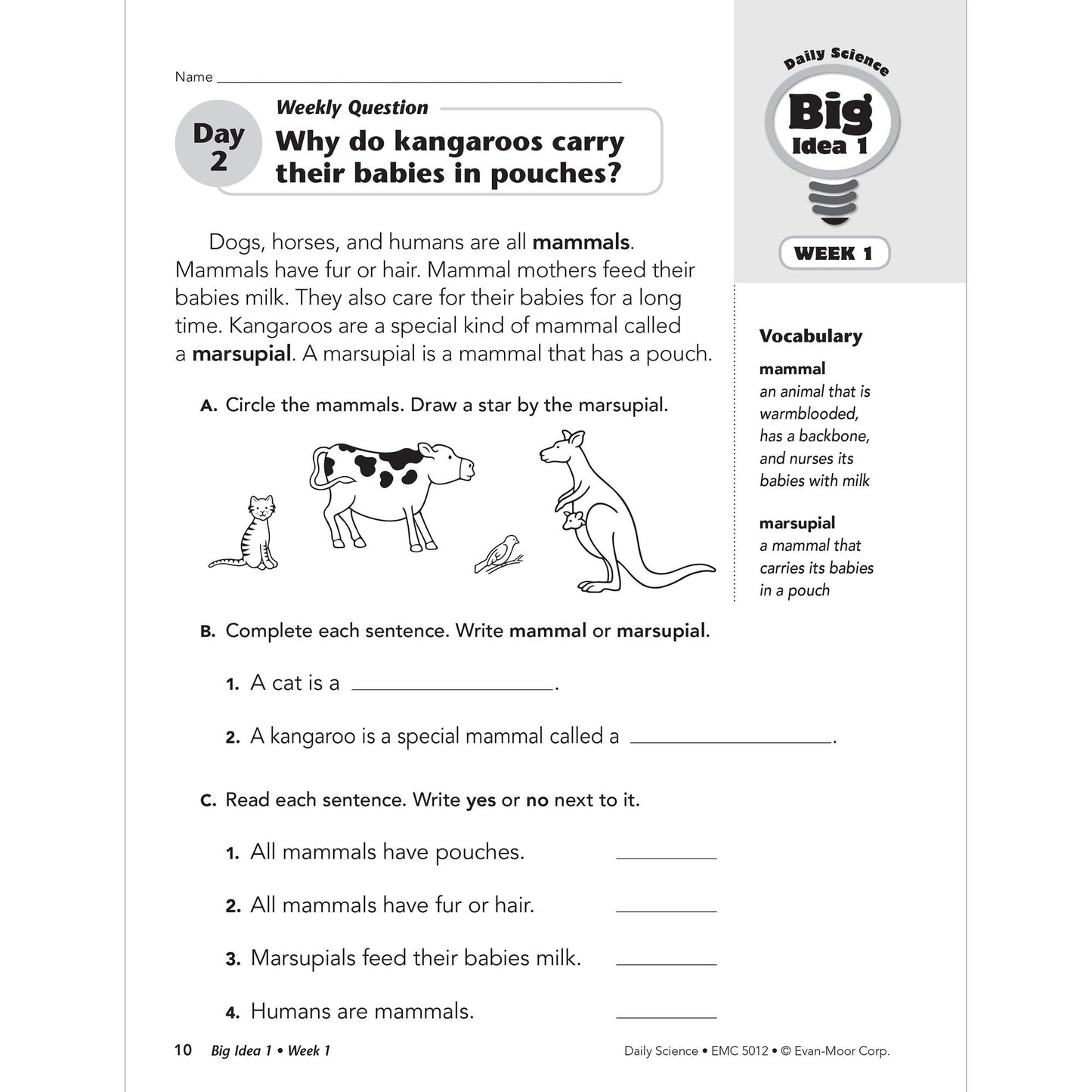 Daily Science, Grade 2