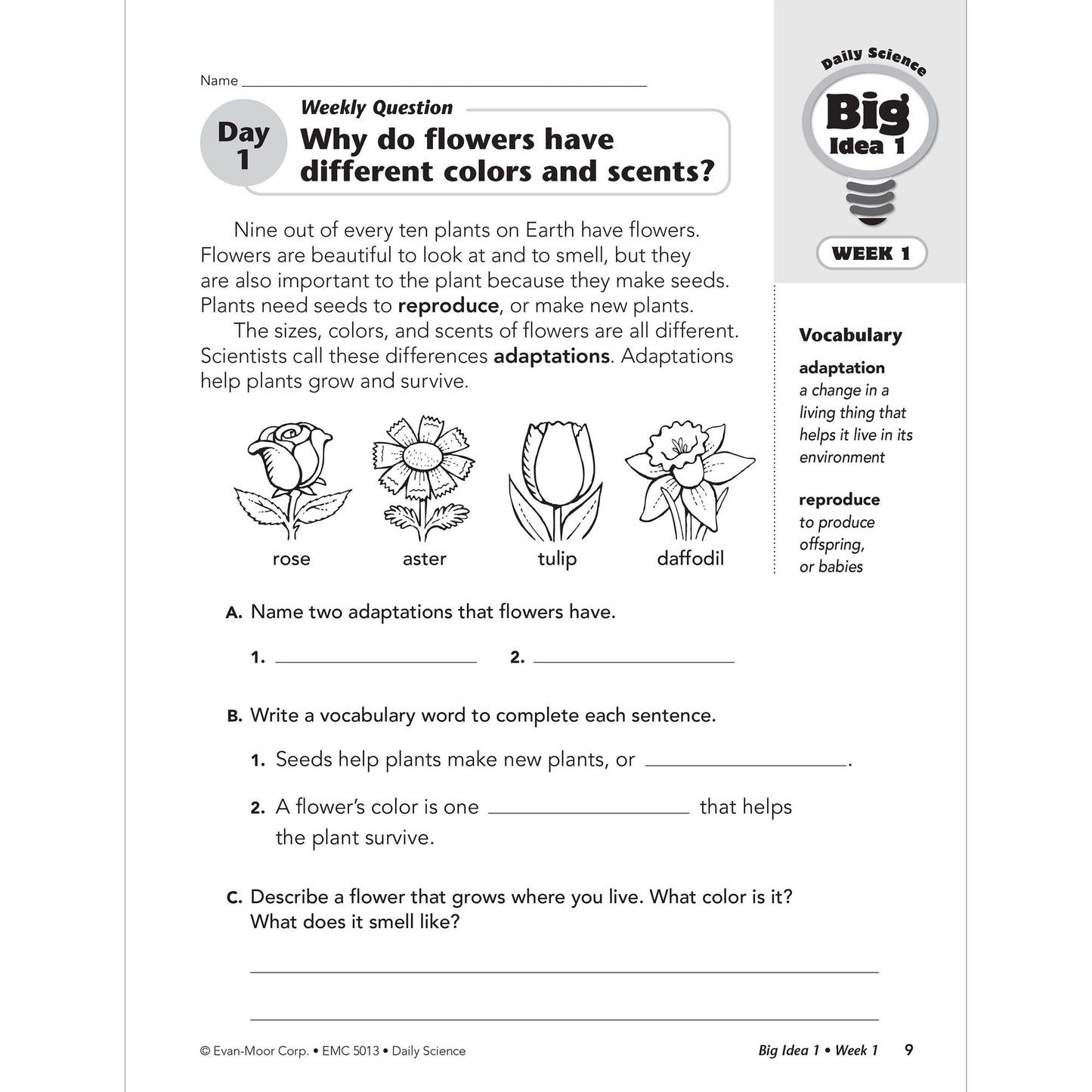 Daily Science, Grade 3